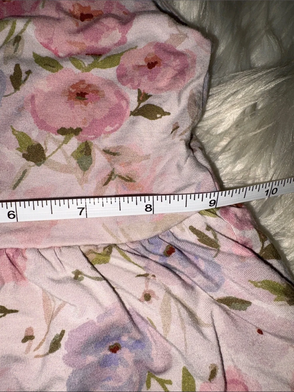 Floral Sleeveless Baby/Toddler Romper - Pink & Lavender Roses